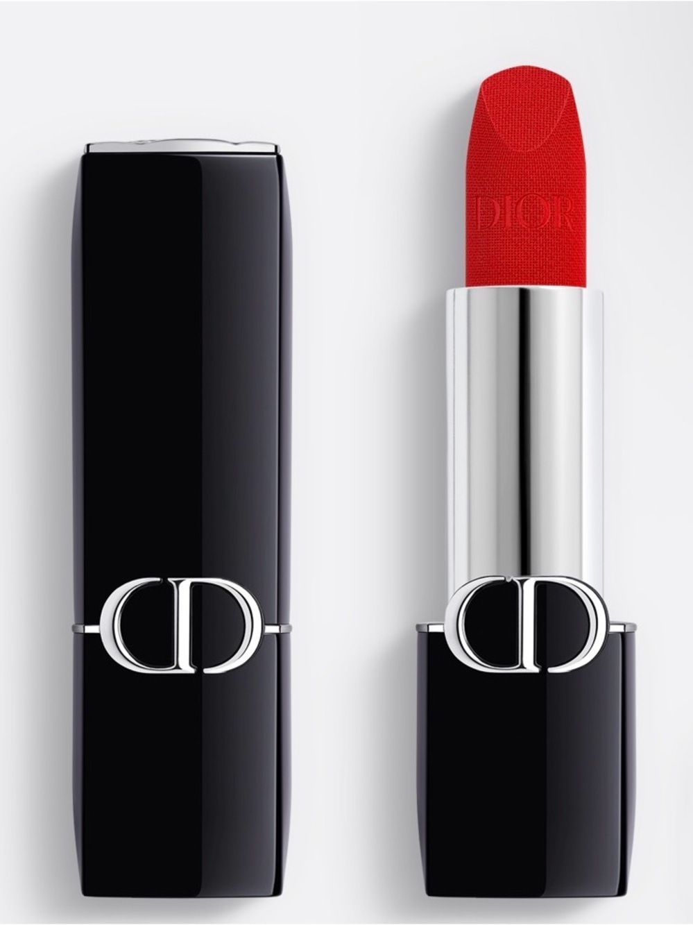 Dior Lipstick in Silver and Black Case